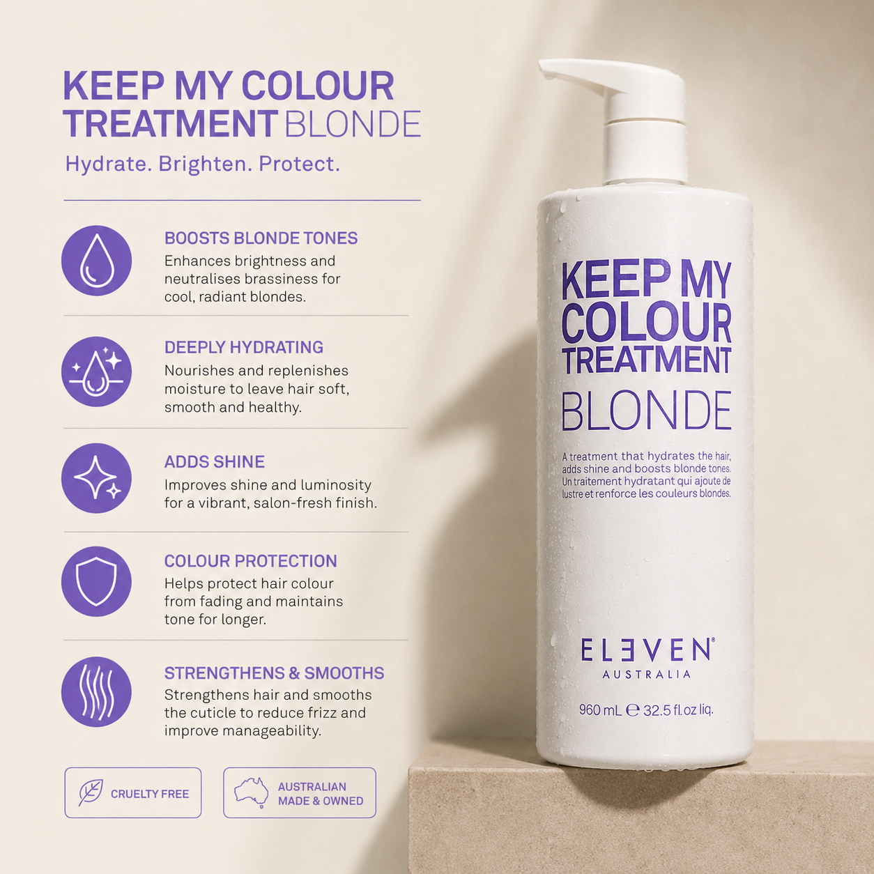 Eleven Australia Keep My Colour Treatment Blonde 960mL