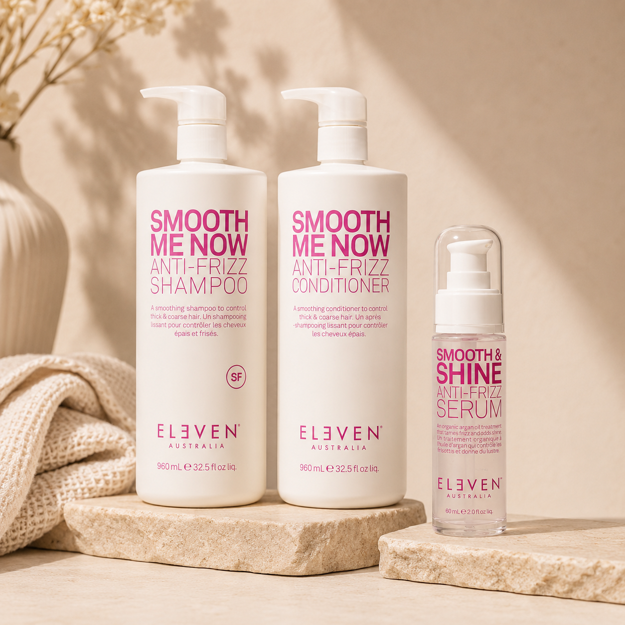 Eleven Australia Smooth Shine Anti Frizz Serum 60mL