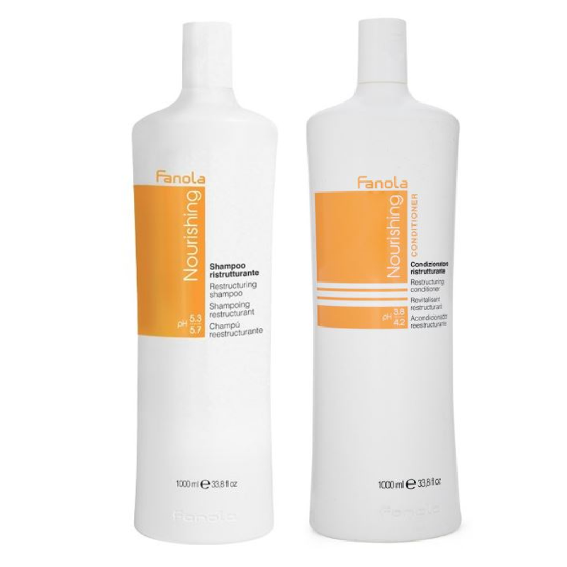 Fanola Nourishing Restructuring Shampoo & Conditioner 1000mL Duo