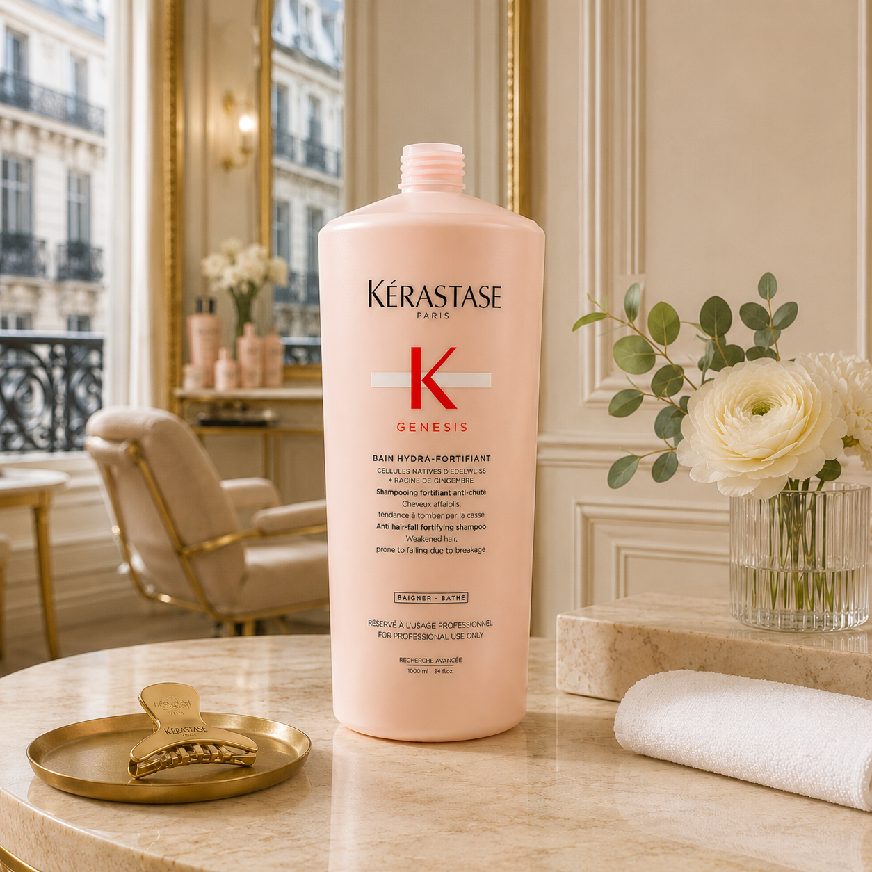 Kerastase Genesis Bain Hydra-Fortifiant Shampoo 1 Litre/1000mL