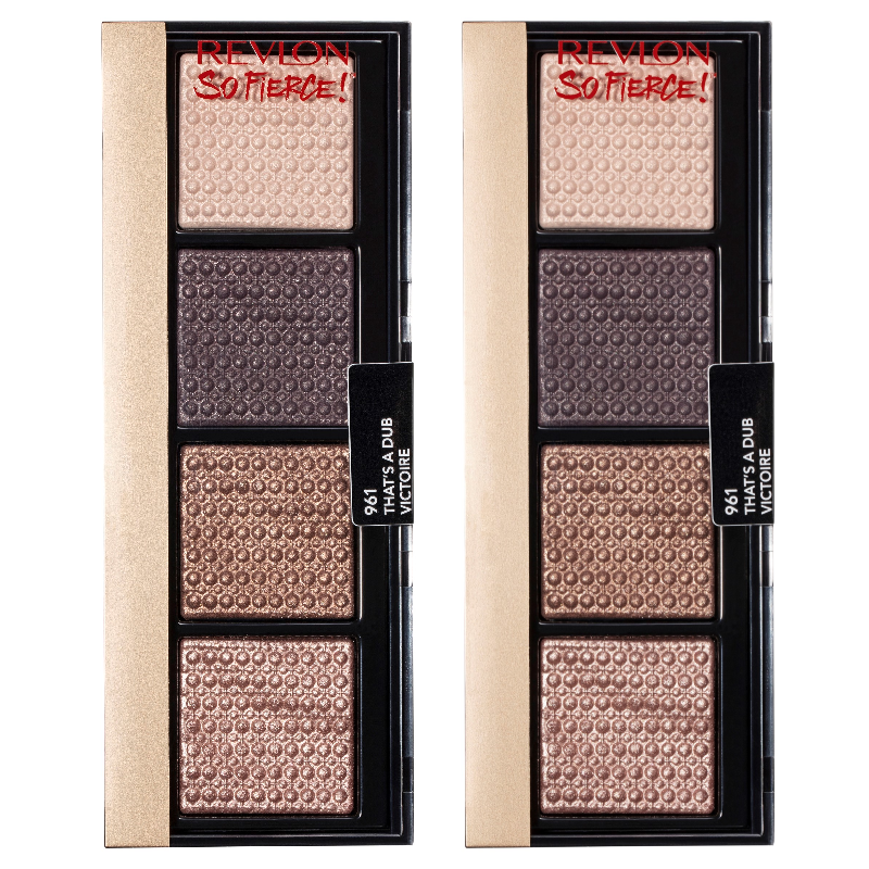 2 x Revlon So Fierce! Prismatic Halo Shadow Quad 6g - 961 That's A Dub