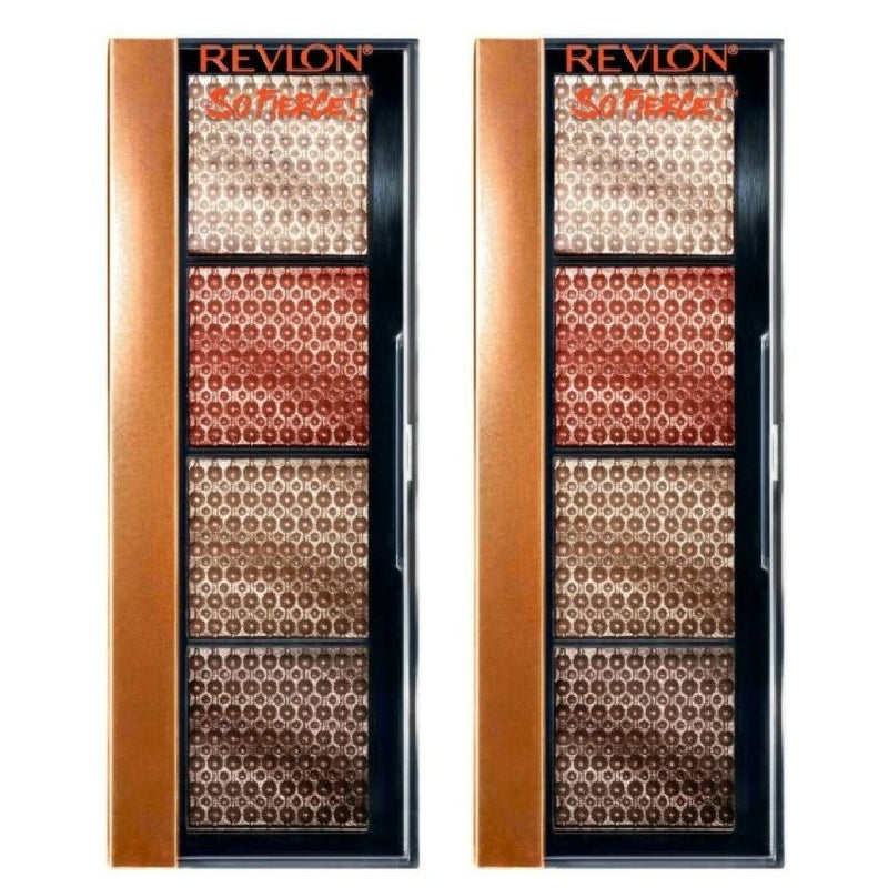 2 x Revlon So Fierce! Prismatic Halo Shadow Quad 6g - 965 Tantrum