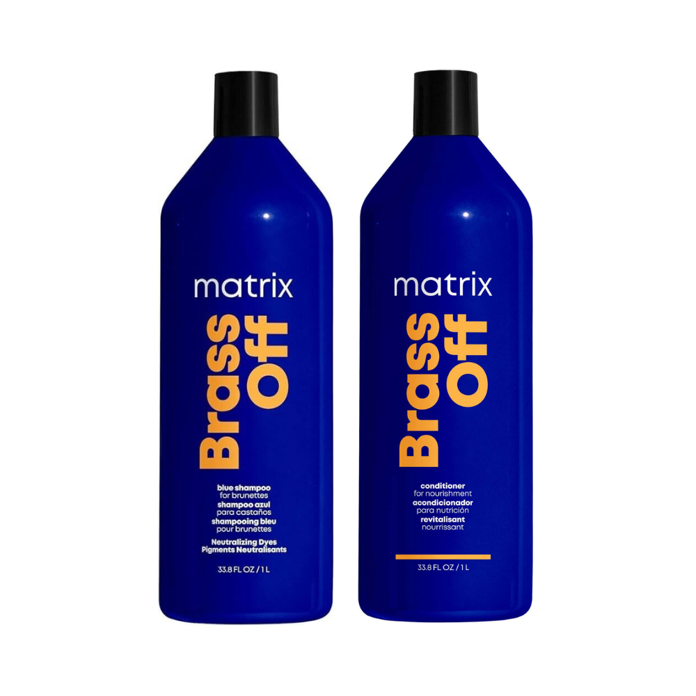 Matrix Total Results Brass Off Color Obsessed Shampoo & Conditioner 1 Litre Duo