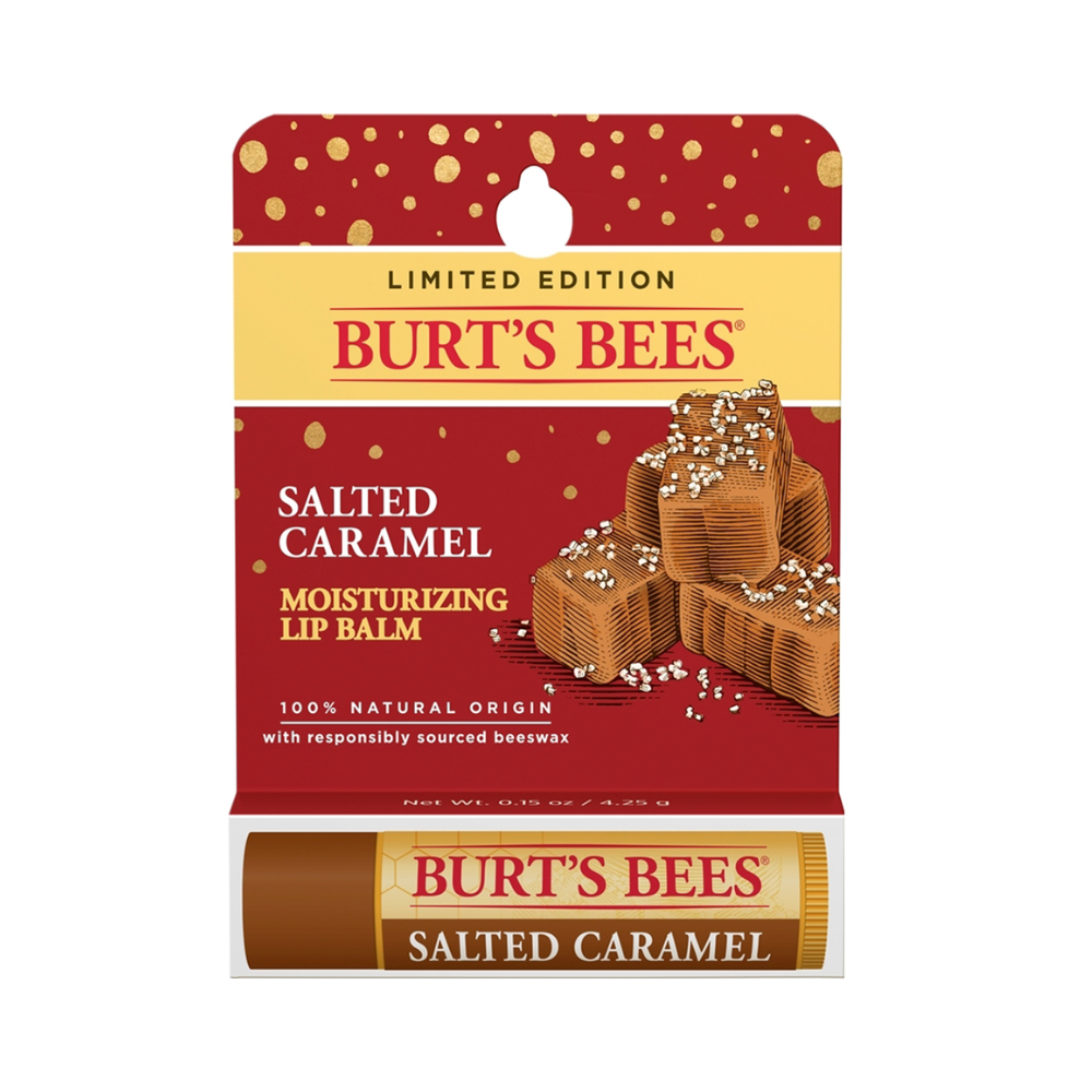 3 x Burt's Bees Salted Caramel Lip Balm 4.25g