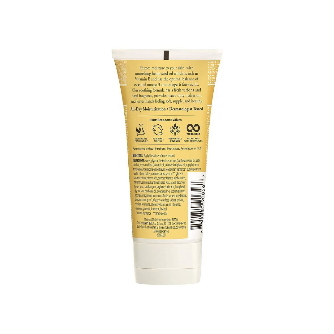 3 x Burt's Bees Hemp Hand Cream 70g