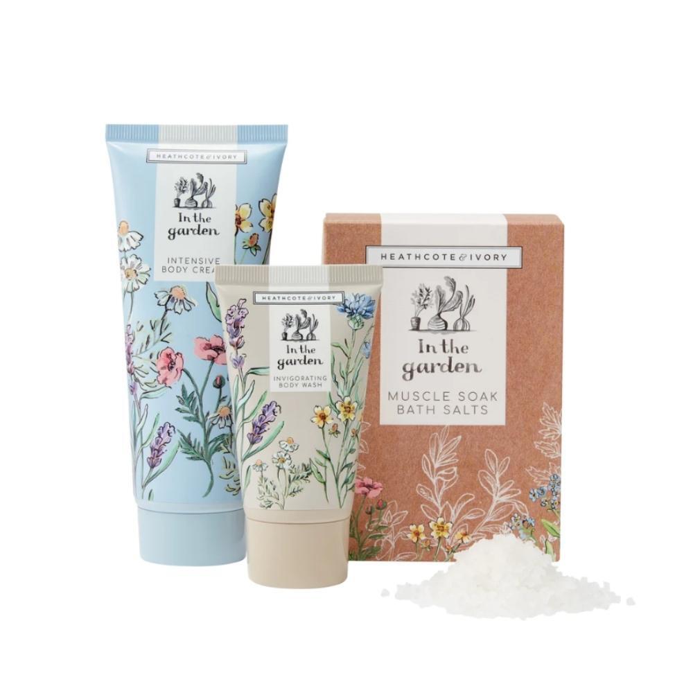 Heathcote & Ivory In The Garden Wellness Gift & Care Hamper 3 Piece Gift Set