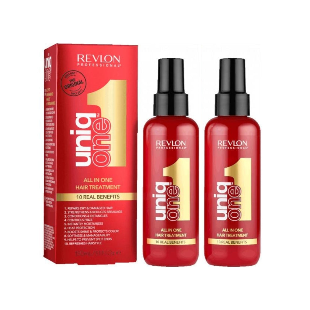 2 x Revlon Professional Uniq One All in One Hair Treatment 150mL