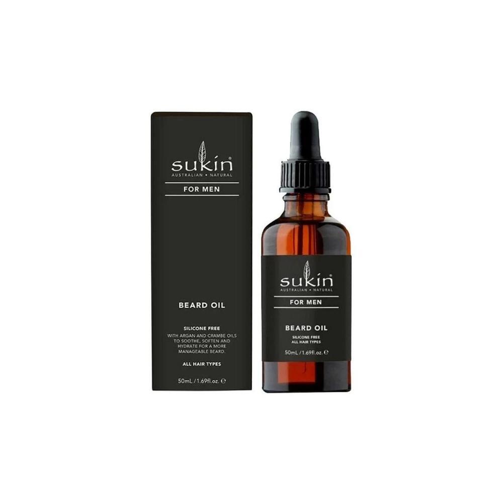 3 x Sukin For Men Beard Oil 50mL