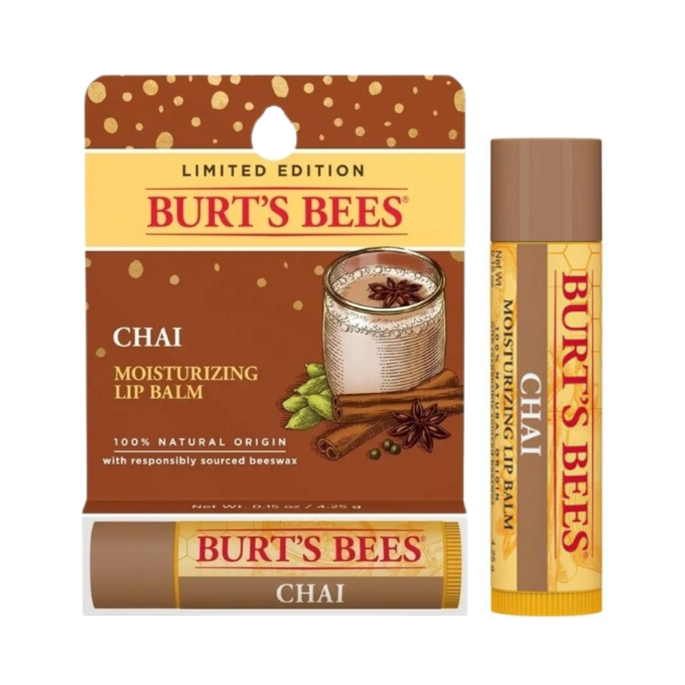 3 x Burt's Bees Chai Lip Balm 4.25g