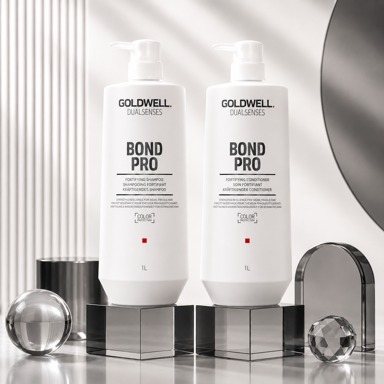 Goldwell Dualsenses Bond Pro Fortifying Shampoo & Conditioner 1 Litre Duo