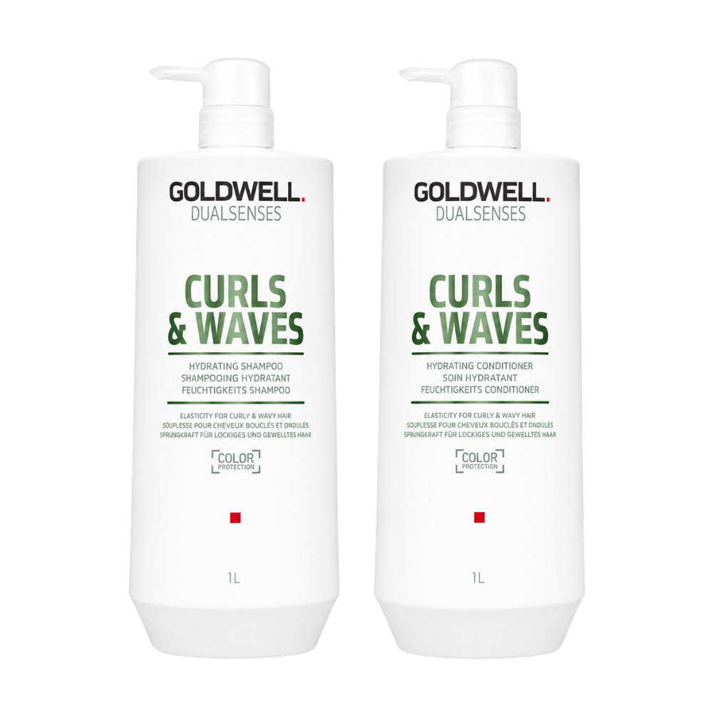 Goldwell Dualsenses Curls & Waves Hydrating Shampoo & Conditioner 1 Litre Duo