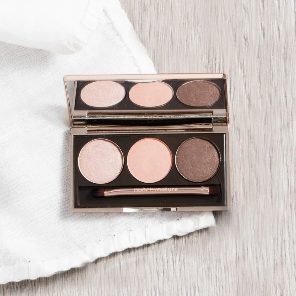 Nude by Nature Natural Illusion Eyeshadow Trio 3x2g - 03 Rose