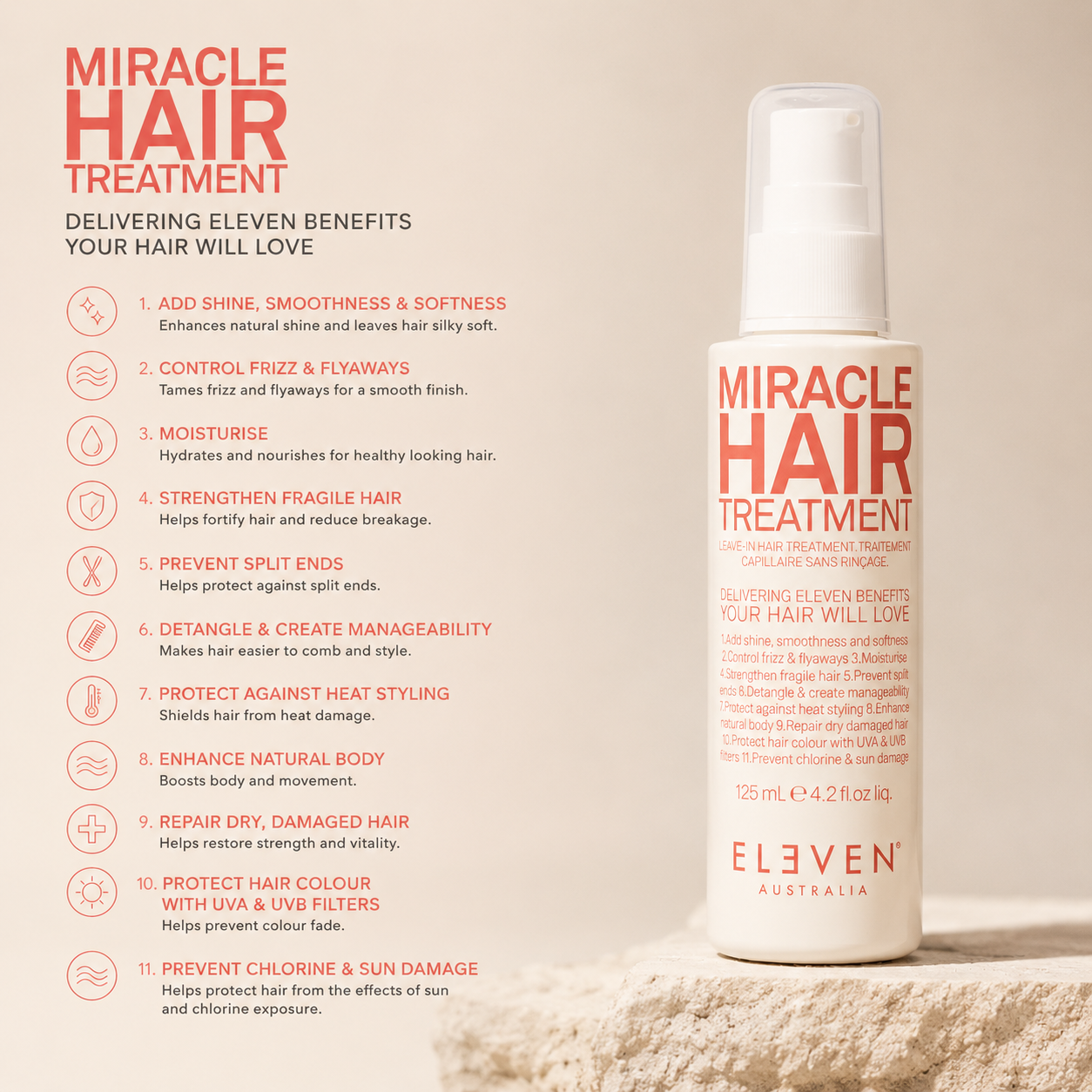 Eleven Australia Miracle Hair Treatment 125mL