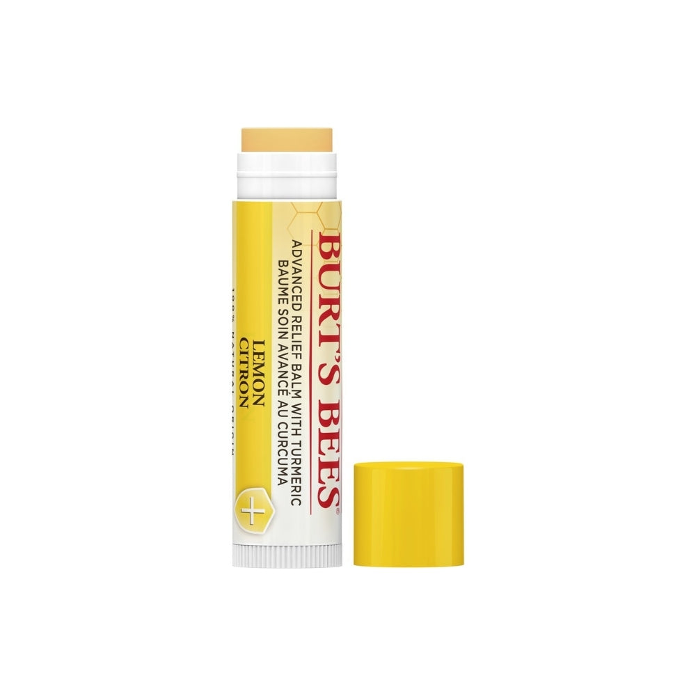 6 x Burt's Bees Advanced Relief Lemon Lip Balm 4.25g