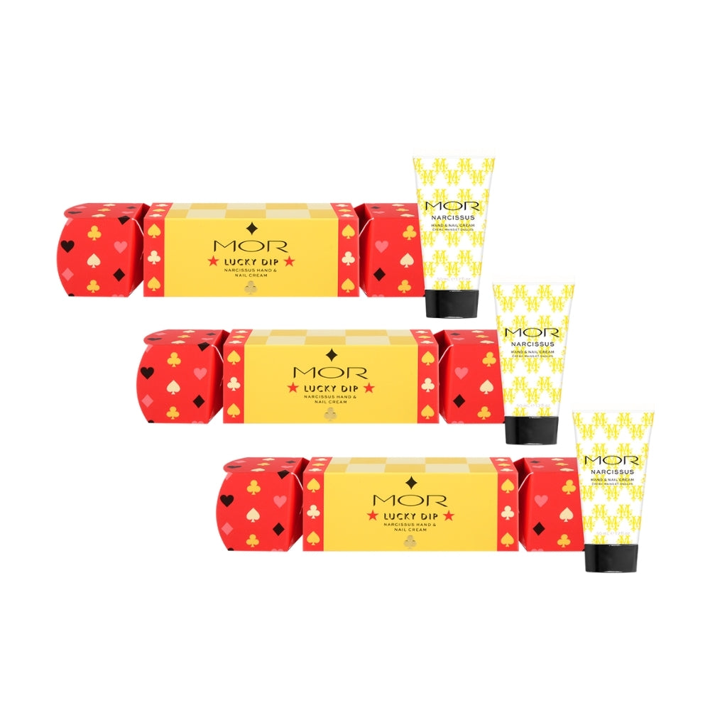 3 x MOR Lucky Dip Narcissus Hand & Nail Cream 50mL