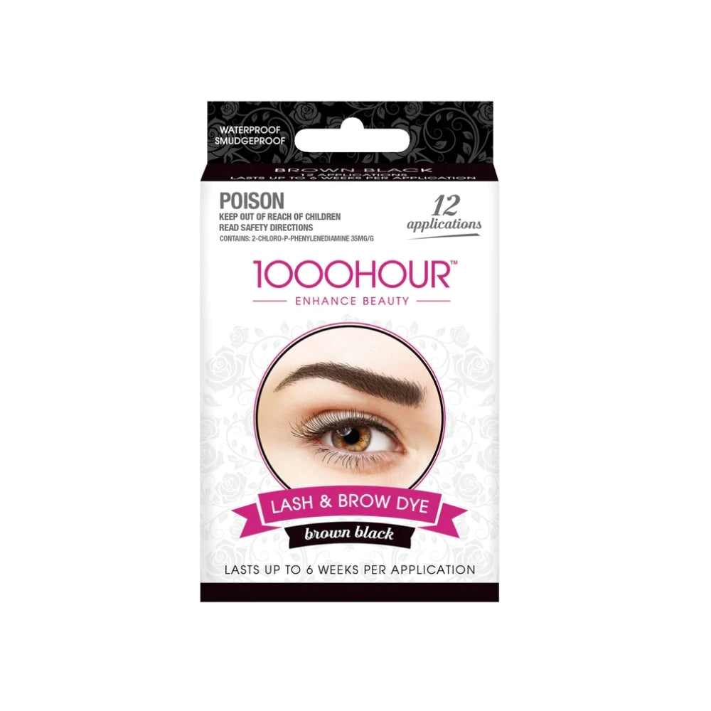 1000 Hour Lash & Brow Dye Kit - Brown/Black