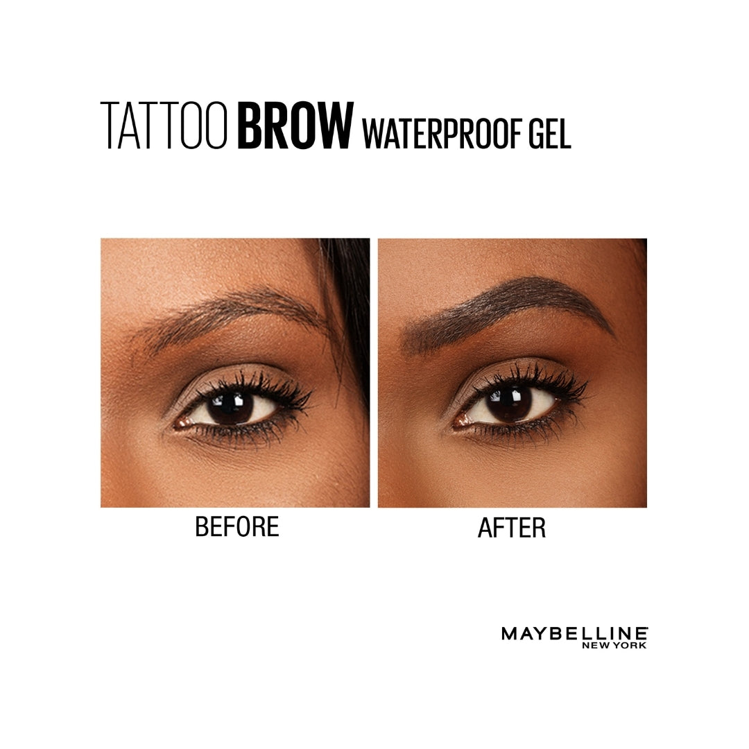 2 x Maybelline Tattoo Studio Waterproof Brow Gel 6.8mL - 265 Auburn