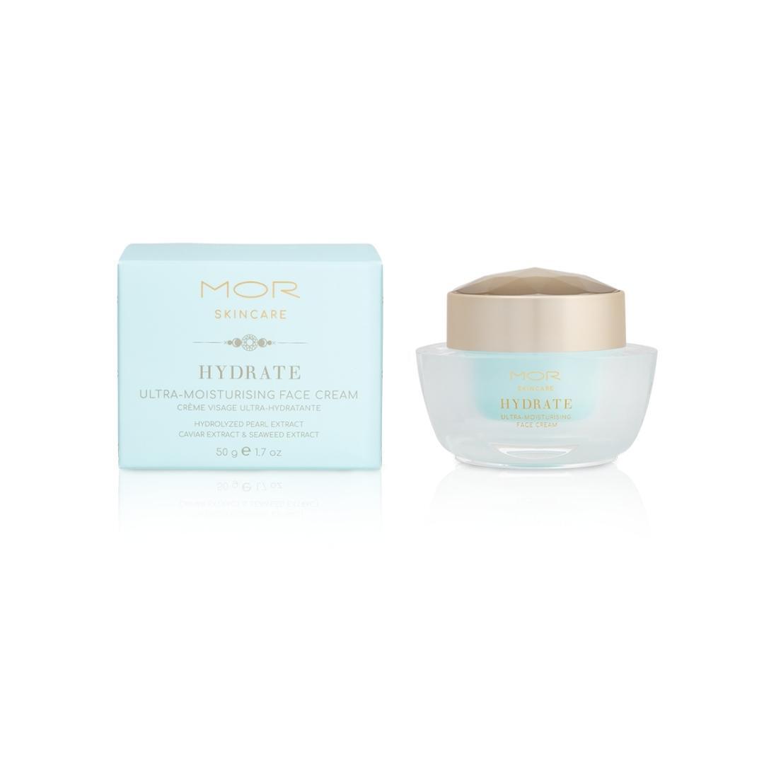 3 x MOR Skincare Hydrate Ultra-Moisturising Face Cream 50g