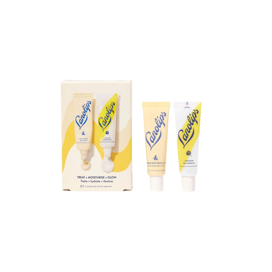 Lanolips Banana Balm & Lemonaid Treatment Duo 2 x 12.5g