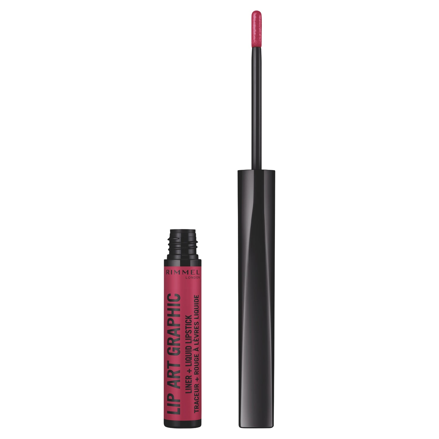 Rimmel London Lip Art Graphic 2 in 1 Liner and Liquid Lipstick 1.8mL - 110 Vibez