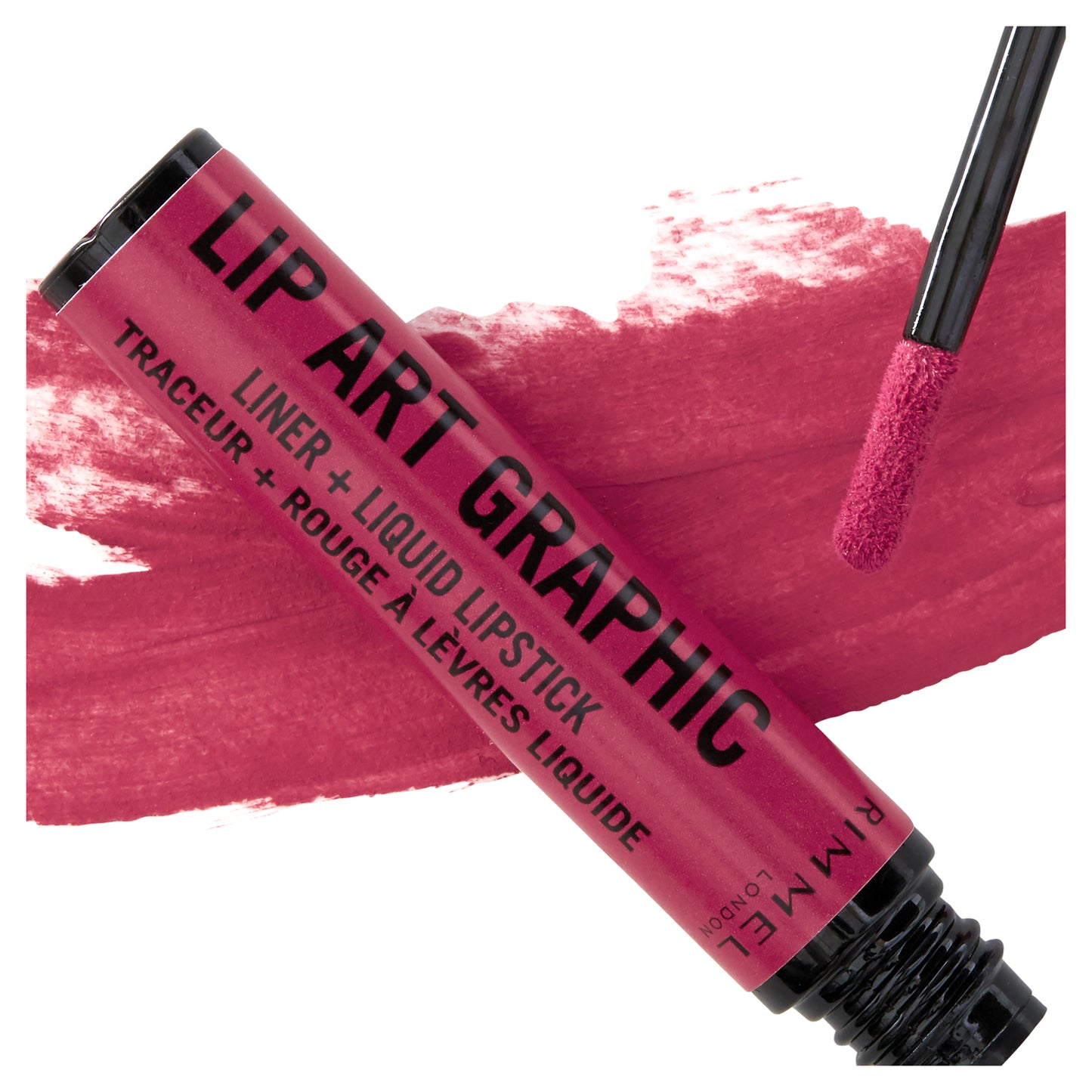 Rimmel London Lip Art Graphic 2 in 1 Liner and Liquid Lipstick 1.8mL - 110 Vibez