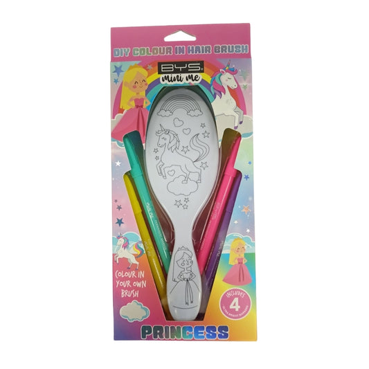 BYS Mini Me Princess DIY Colour In Hairbrush