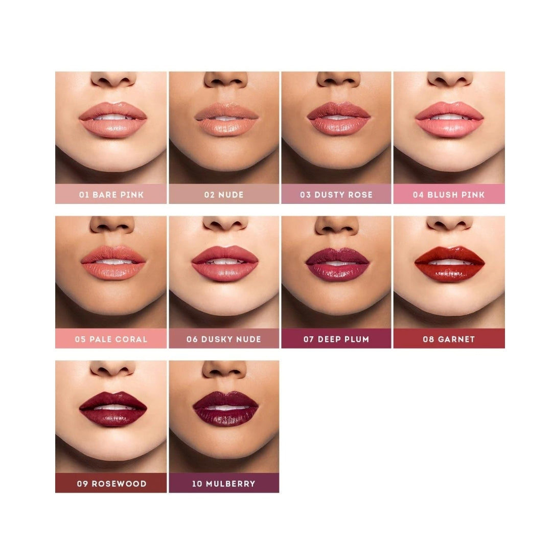 Nude by Nature Moisture Shine Lipstick 4g - 01 Bare Pink