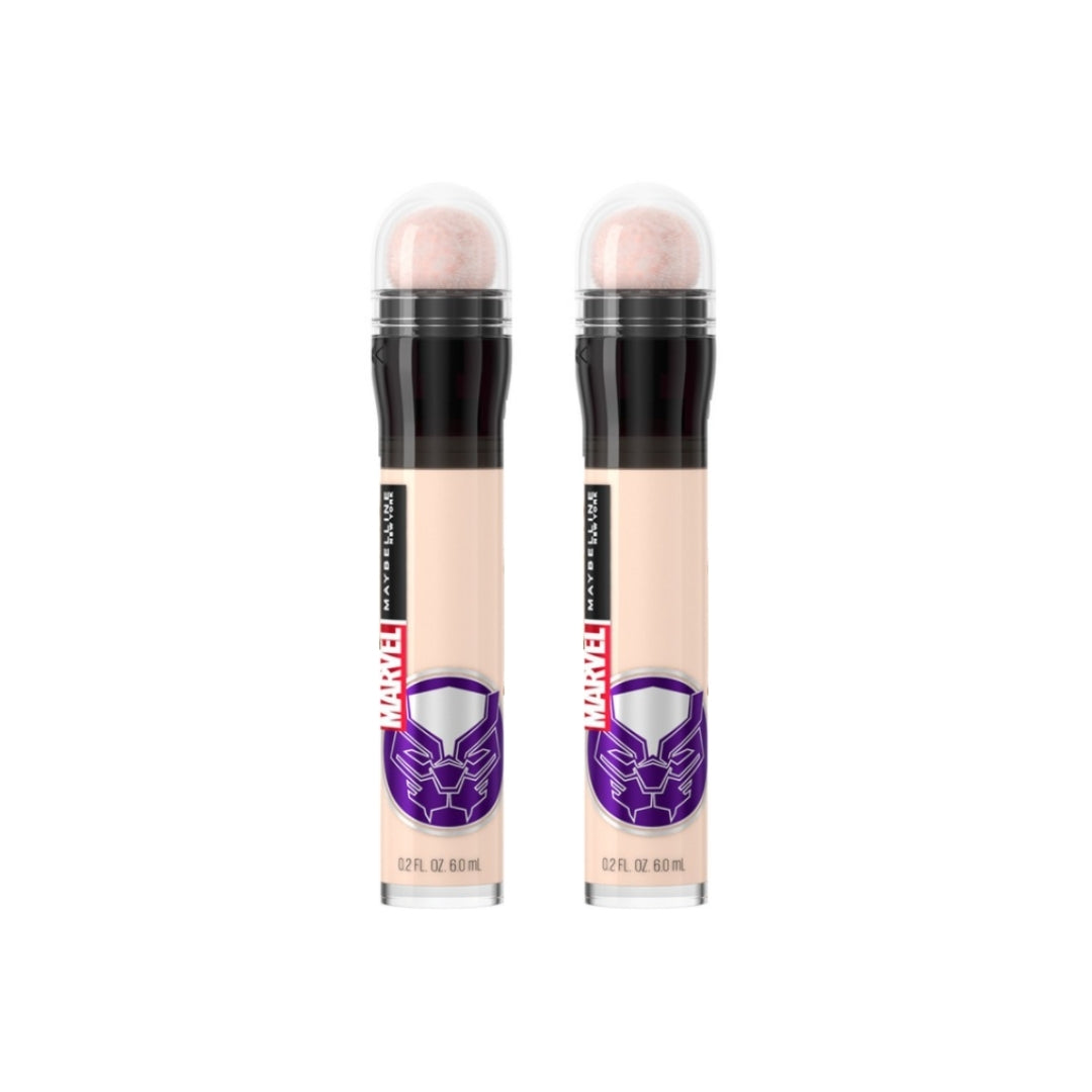 2 x Maybelline Marvel Instant Age Rewind Multi Use Concealer 6mL - 100 Ivory