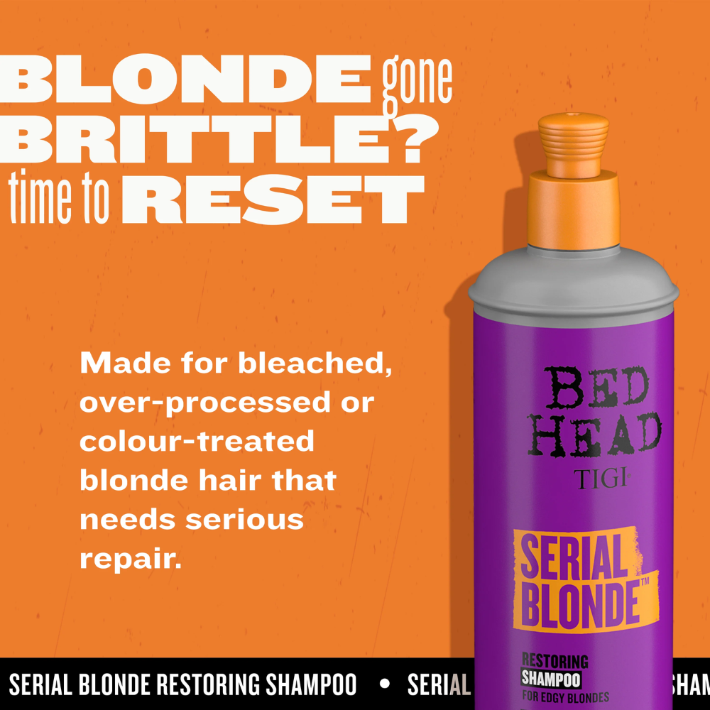 TIGI Bed Head Serial Blonde Restoring Shampoo 970mL