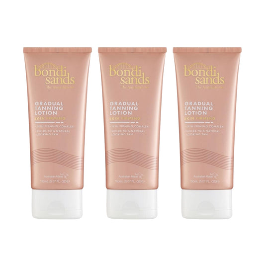 3 x Bondi Sands Gradual Tanning Lotion Skin Firming 150mL