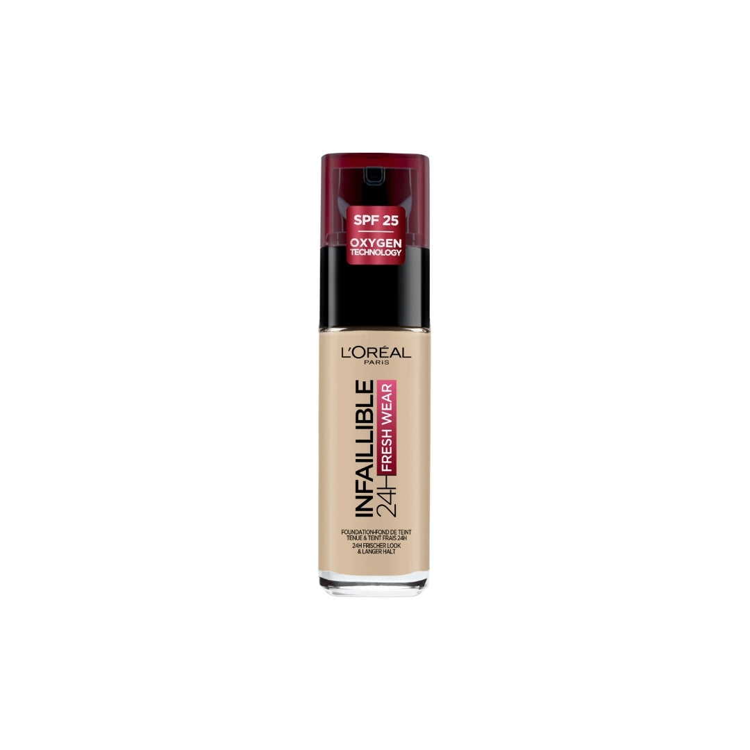 L'Oreal Paris Infaillible 24H Fresh Wear Liquid Foundation 30mL - 130 True Beige