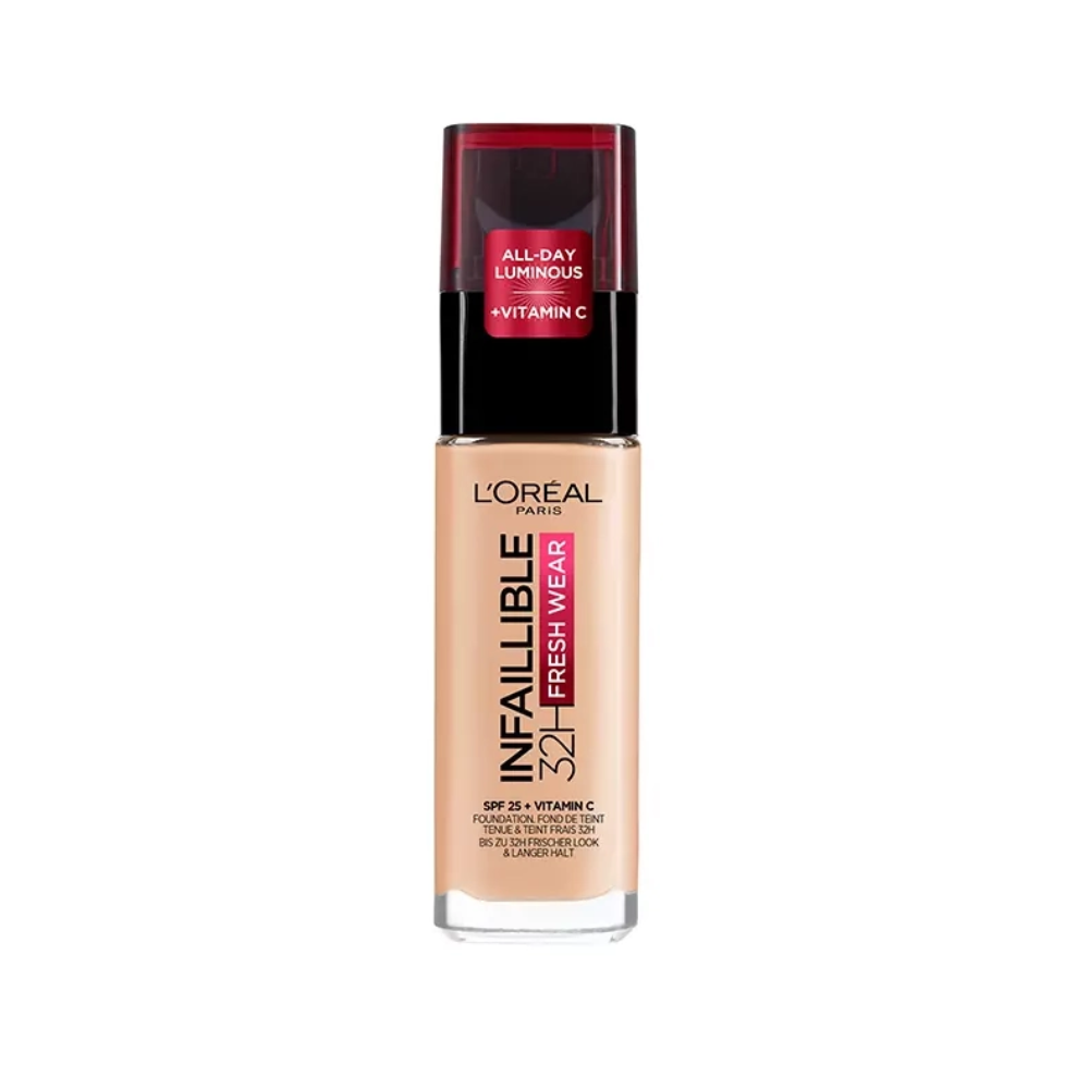 L'Oreal Paris Infaillible 32H Fresh Wear Liquid Foundation 30mL - 120 Vanilla