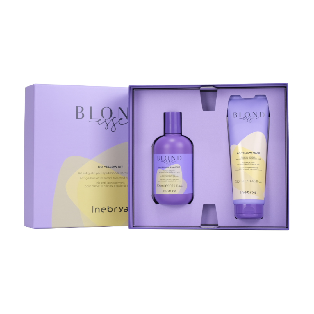 Inebrya Blondesse No-Yellow Shampoo and Mask Kit