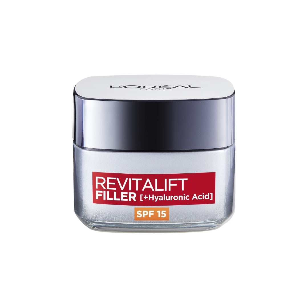 L'Oreal Paris Revitalift Filler [+Hyaluronic Acid] Deep Replumping Anti-Ageing Day Cream SPF15 50mL