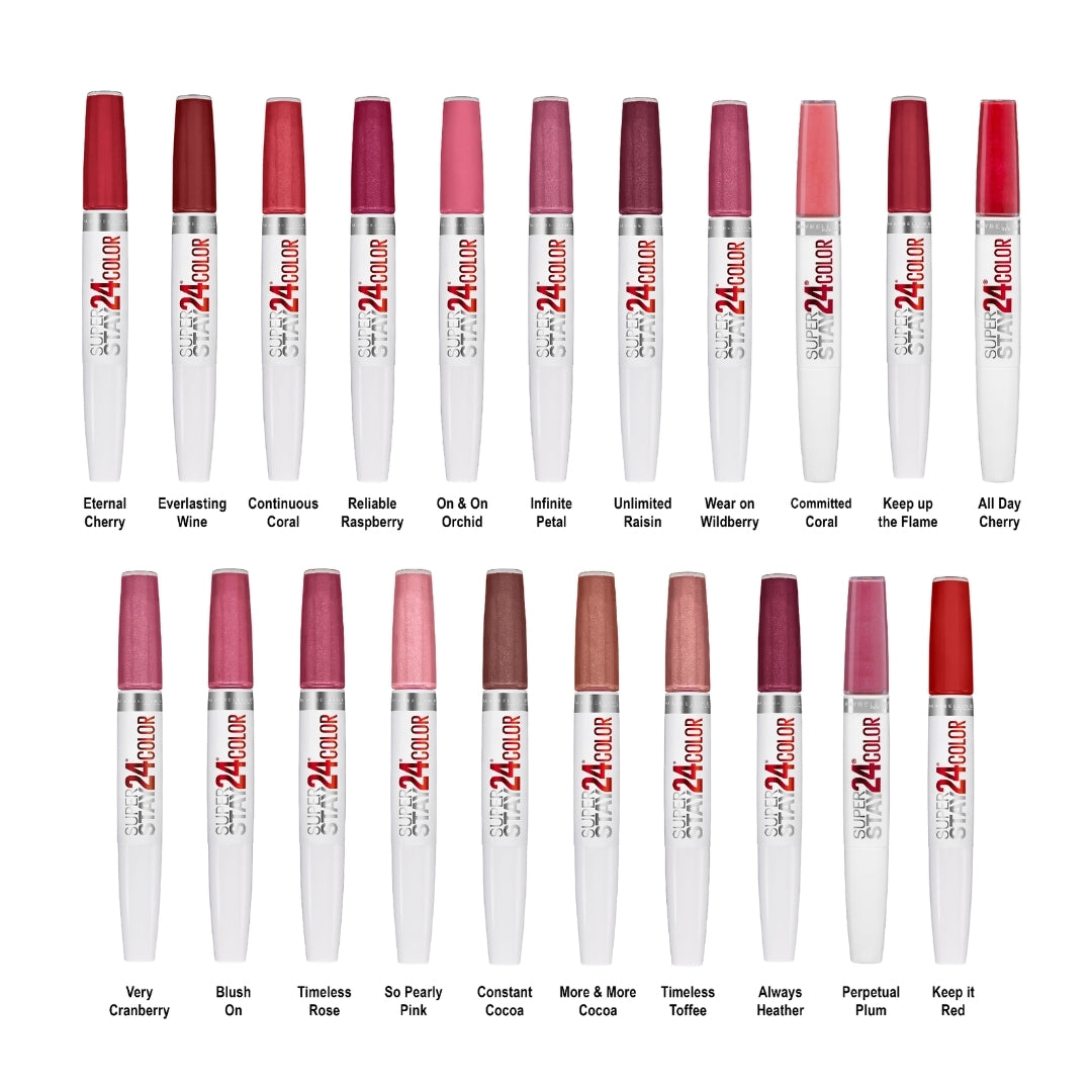 Maybelline SuperStay 2-Step Longwear Liquid Lipstick 4.1mL - 115 Forever Chestnut