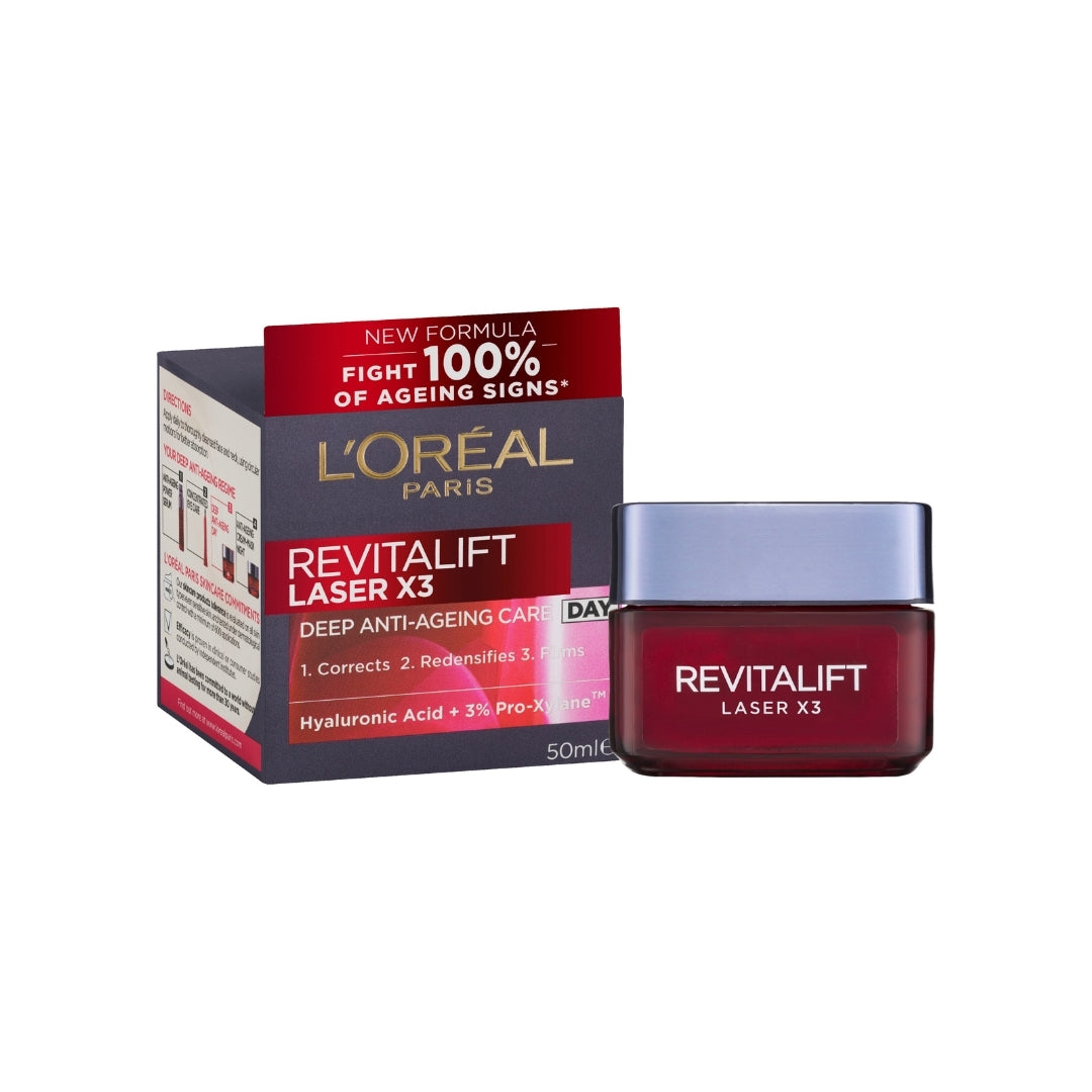 L'Oreal Paris Revitalift Laser X3 Deep Anti-Ageing Care Day Cream 50mL