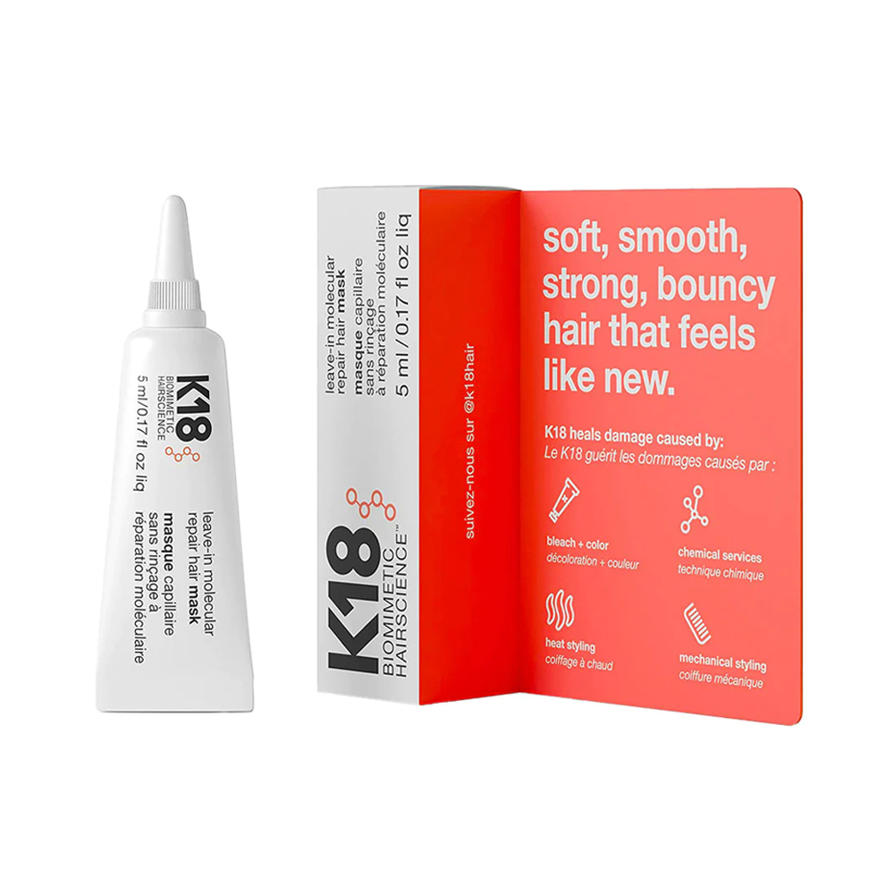 K18 Professional Leave-In Molecular Repair Hair Mask 5mL