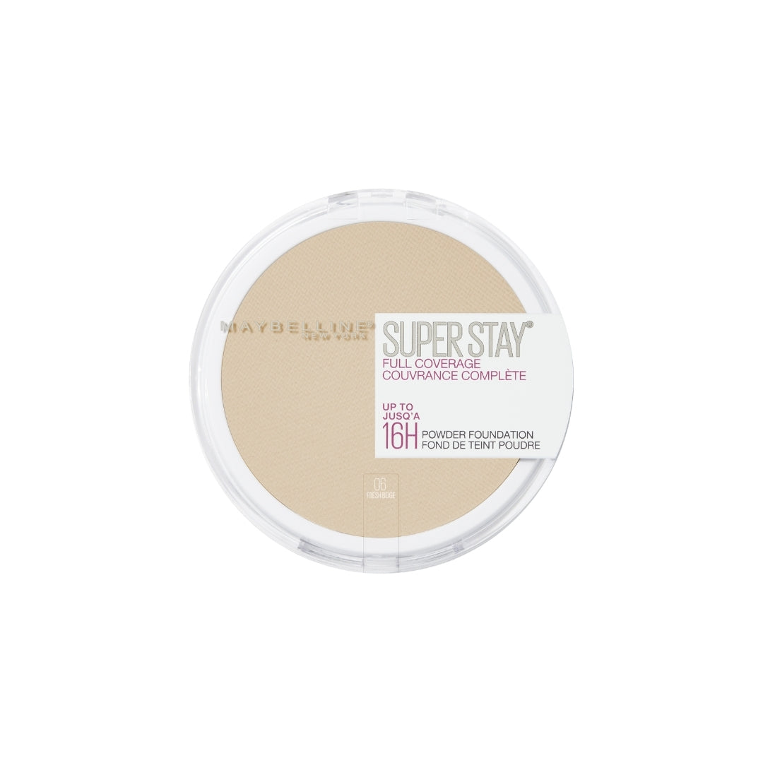 Maybelline SuperStay 16HR Full Coverage Powder Foundation 9g - 06 Fresh Beige