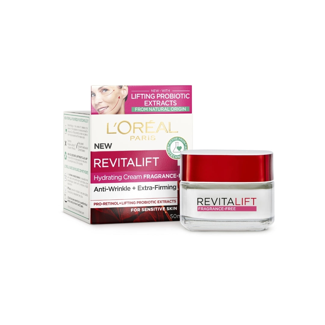 L'Oreal Paris Revitalift Hydrating Anti-Wrinkle + Extra Firming Fragrance-Free Cream 50mL