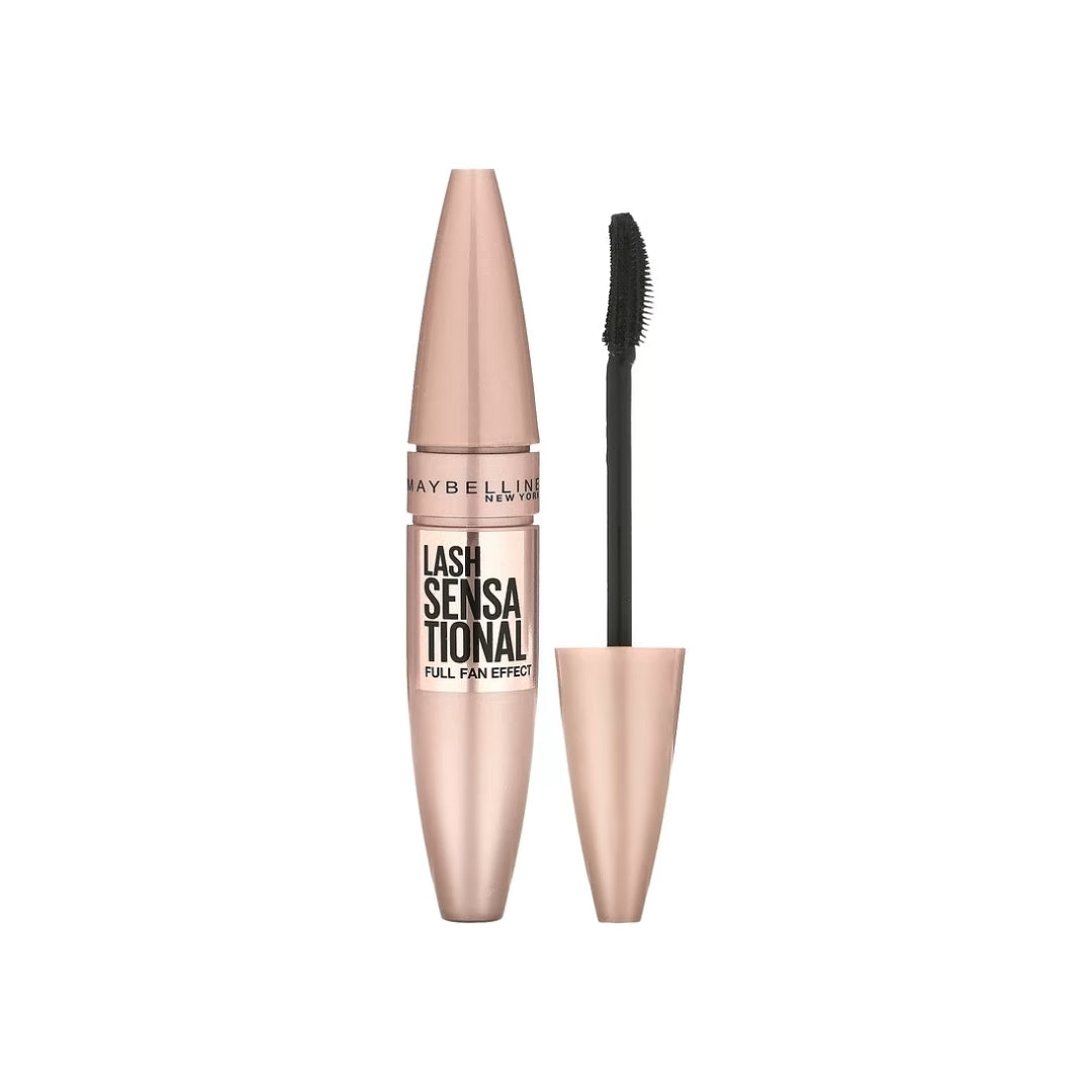 3 x Maybelline Lash Sensational Full Fan Effect Mascara 9.5mL - 253 Blackest Black