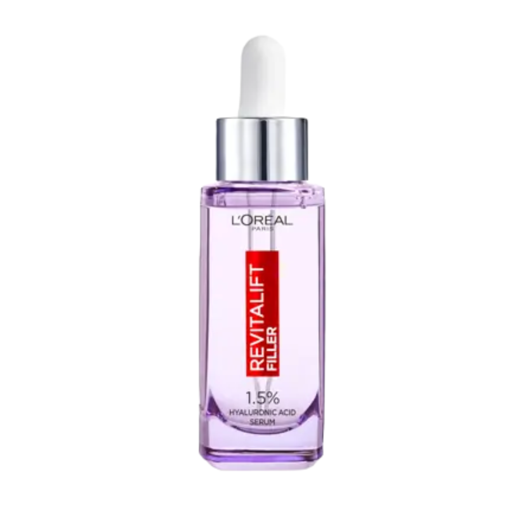 3 x L'Oreal Paris Revitalift Filler 1.5% Pure Hyaluronic Acid Anti Wrinkle Serum 30mL