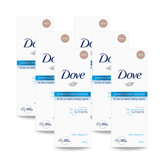 6 x Dove Protective Tinted Moisturiser 50mL - Beige