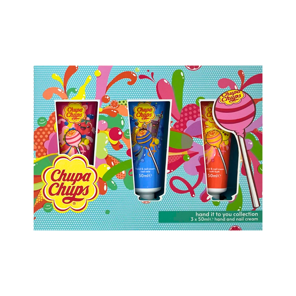 Chupa Chups Hand & Nail Cream Hand It To You Collection Gift Set 3x50mL