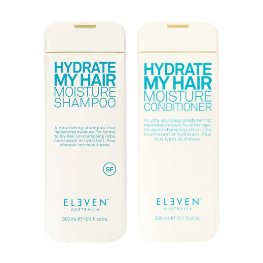 Eleven Australia Hydrate My Hair Moisture Shampoo & Conditioner 300mL Duo