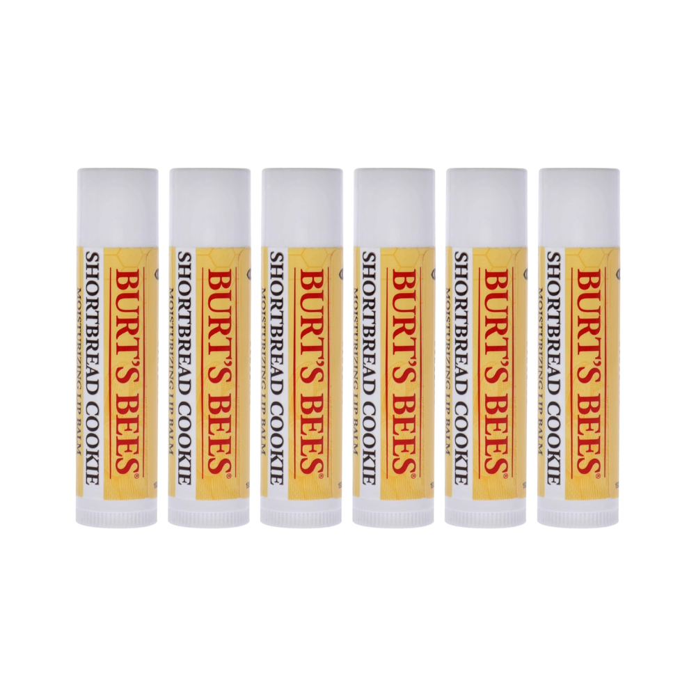 6 x Burt's Bees Shortbread Cookie Lip Balm 4.25g