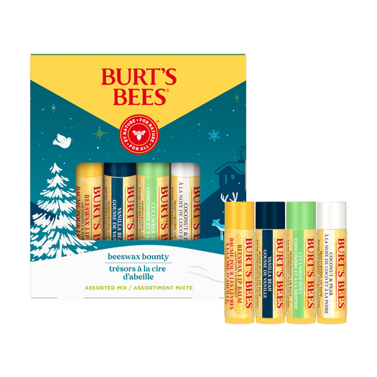 Burt's Bees Beeswax Bounty Assorted Mix Lip Balm 4 Piece Gift Set