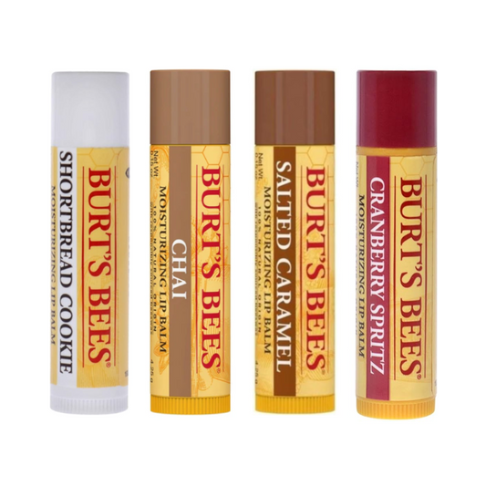 Burt's Bees Festive Celebrations Lip Balm Set 4x4.25g