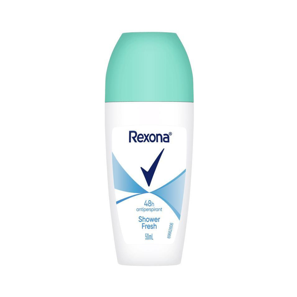 6 x Rexona Deodorant Roll On Shower Fresh 50mL