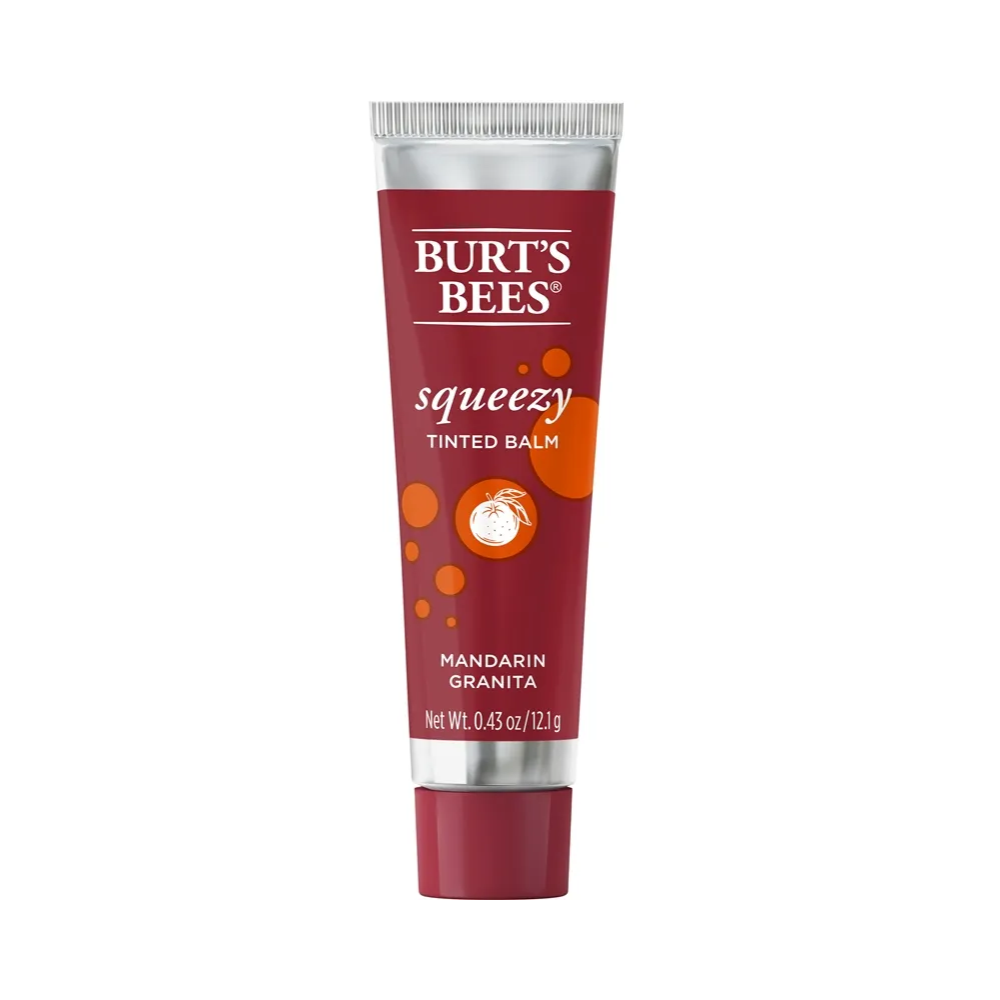 3 x Burt's Bees Squeezy Tinted Lip Balm 12.1g - Mandarin Granita