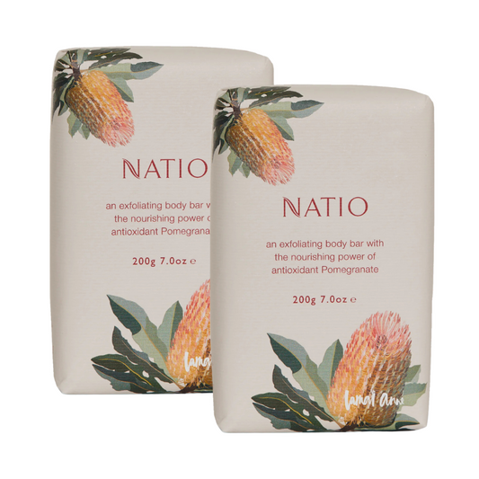 2 x Natio Purity Cleansing Bar 200g